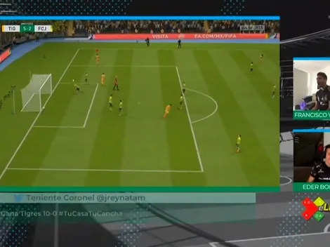 Tigres goleó a Juárez y lo hundió en la tabla de posiciones de la eLiga MX