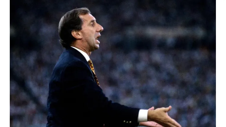 Carlos Bilardo en Italia 1990.