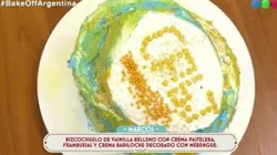 Hizo una torta dedicada a Boca y quedó eliminado de Bake Off