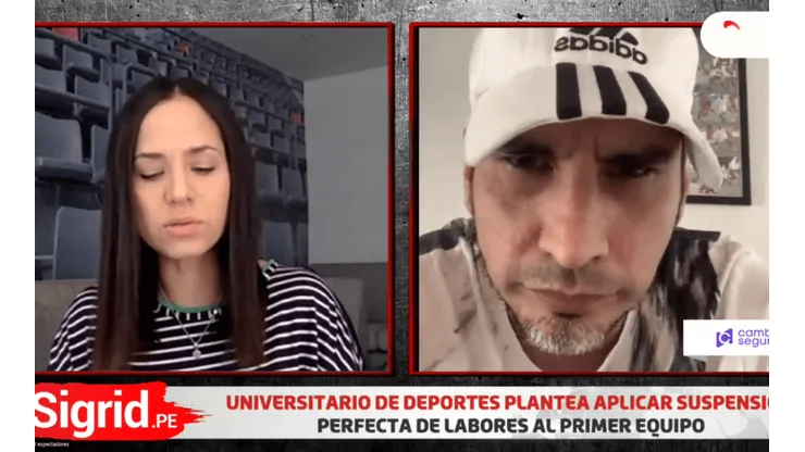 Sigrid Bazán es hincha de la U.