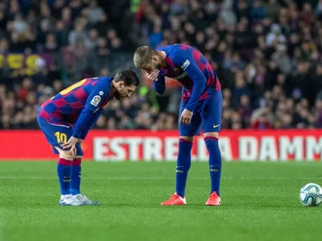 Piqué confesó que apenas se cruza con Messi en los entrenamientos