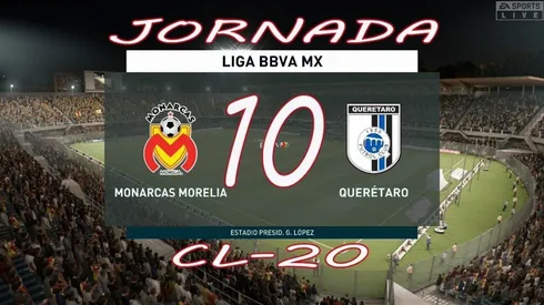 En vivo Morelia vs. Querétaro por la eLiga MX
