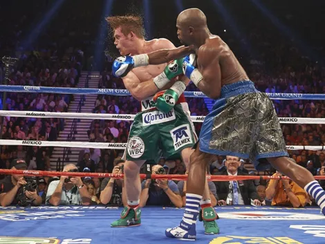 7 años después, Mayweather volvió a embocar al Canelo Álvarez