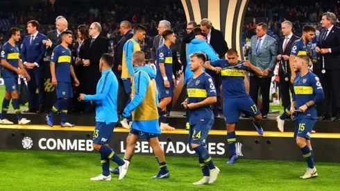 Boca luego de la derrota ante River en Madrid.