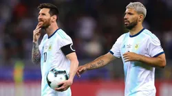 Lionel Messi y Sergio Agüero.