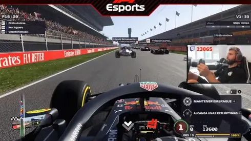 Sergio Agüero en acción.