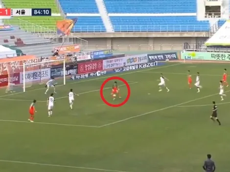 Volvió el fútbol en Corea del Sur y hubo un golazo inolvidable de taco