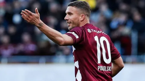 Lukas Podolski en el fútbol de Japón.