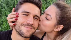 Linda Tinco subió esta tierna foto con Iniestra.