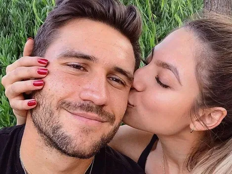 La tierna foto de Iniestra con su pareja