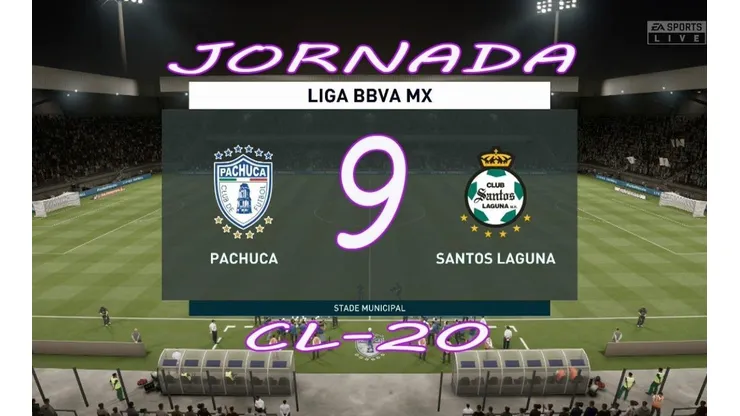 Cómo ver en vivo Pachuca vs. Santos Laguna por la eLiga MX