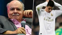 Iván Mejía y James Rodríguez.