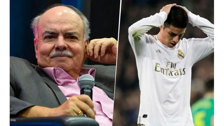 Iván Mejía y James Rodríguez.