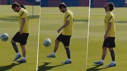 Foto de Lionel Messi, jugador de Barcelona.