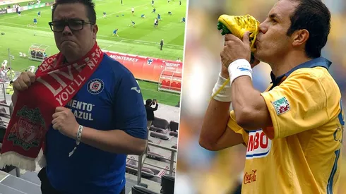 Franco Escamilla es un fiel aficionado de Cruz Azul. Foto: francoescamillaoficial