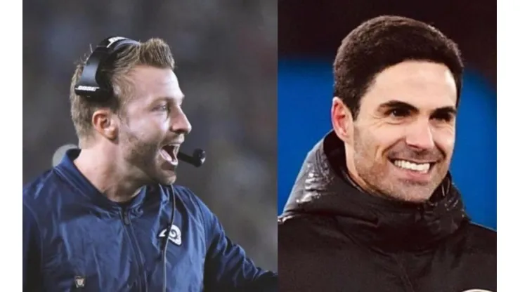 La vinculación de Mikel Arteta con Sean McVay de Los Angeles Rams