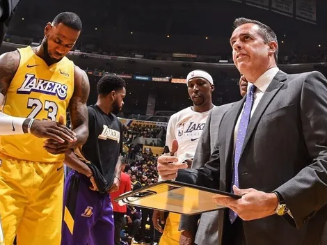 Entrenador de Los Angeles Lakers señala cuánto falta para que se reanude la NBA