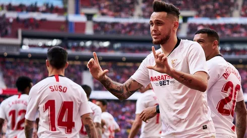 Foto de Lucas Ocampos, jugador de Sevilla.