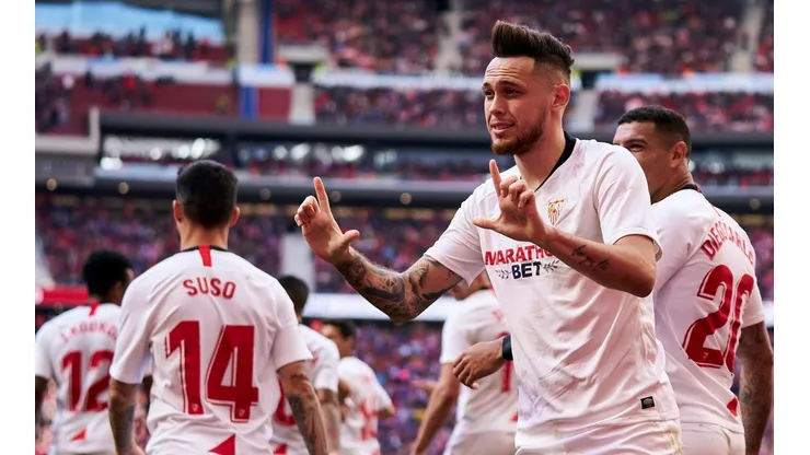 Foto de Lucas Ocampos, jugador de Sevilla.