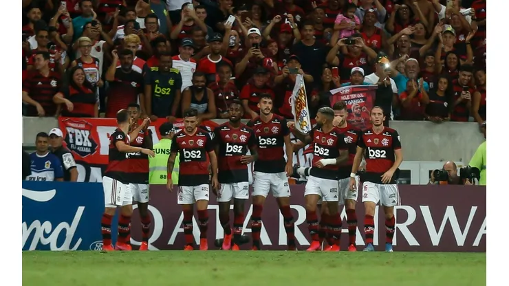 Foto de los jugadores de Flamengo.