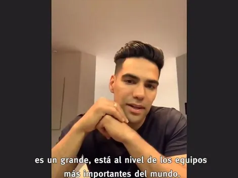 Falcao recordó sus días en River y le dio una charla a los juveniles