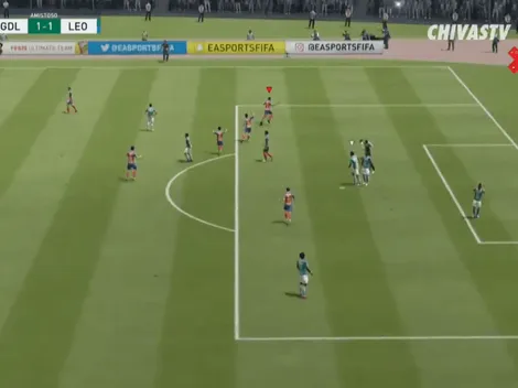 Chivas jugó un partidazo e igualó 1-1 frente a León en la eLiga MX