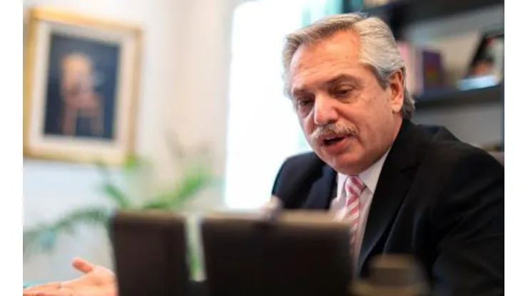 A Alberto Fernández le preguntaron cuándo vuelve el fútbol