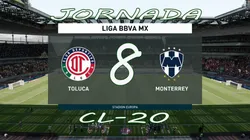 Cómo ver en vivo Toluca vs. Monterrey por la eLiga MX