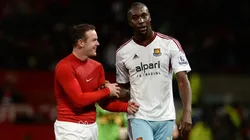 Foto de Rooney con Cole.