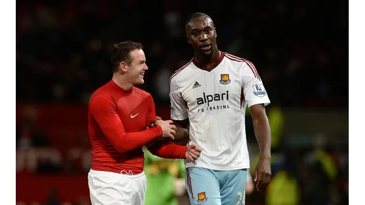 Foto de Rooney con Cole.