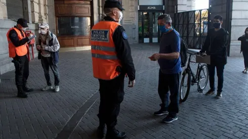 Controles en Buenos Aires.
