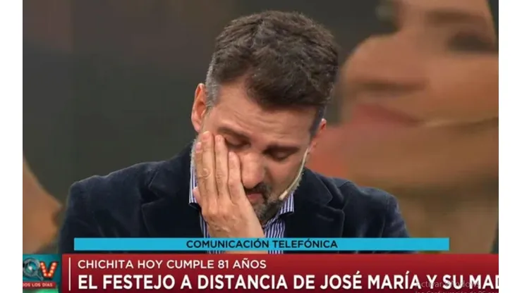 Video: Listorti se quebró en llanto en vivo y la razón nos partió el alma