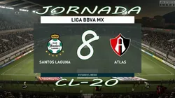 Qué canal transmite Santos Laguna vs. Atlas por la eLiga MX