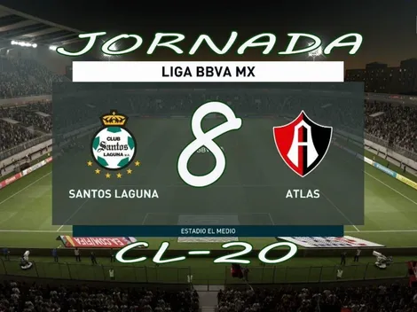 Qué canal transmite Santos Laguna vs. Atlas por la eLiga MX