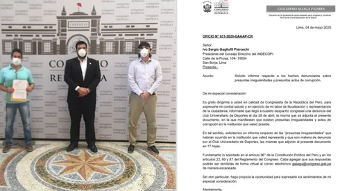 Jean Ferrari hace unos días presentó la denuncia en el Congreso.