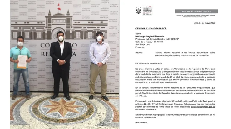 Jean Ferrari hace unos días presentó la denuncia en el Congreso.