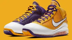Un lujo: las nuevas zapatillas de LeBron con los colores de los Lakers