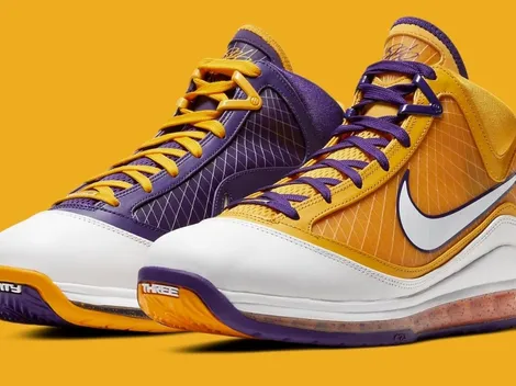 Un lujo: las nuevas zapatillas de LeBron con los colores de los Lakers