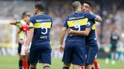 Foto de Fernando Gago y Ricardo Centurión.