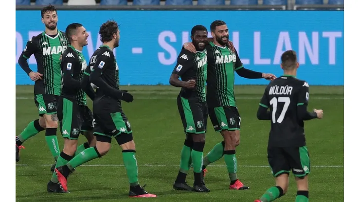 Sassuolo jugó el último partido antes de la suspensión.