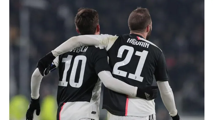 Paulo Dybala y Gonzalo Higuaín, juntos en Juventus.