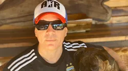 Con su perro y comiendo, Pablo Lescano tiró un fotón: "Qué onda locro"