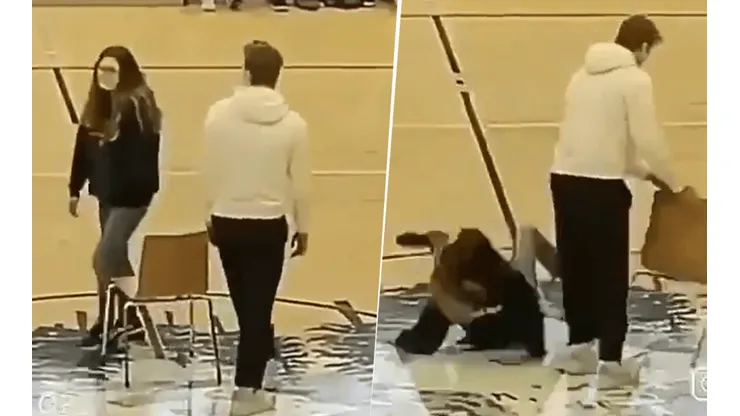 Video viral: este hombre ganó el juego de la silla de una manera diabólica