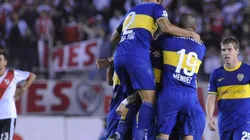 'Chiqui' Pérez jugó en el triunfo de Boca sobre River de 2013.