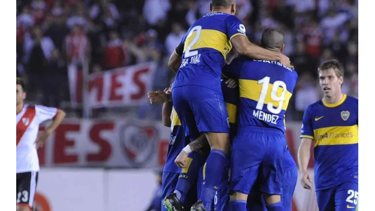 'Chiqui' Pérez jugó en el triunfo de Boca sobre River de 2013.