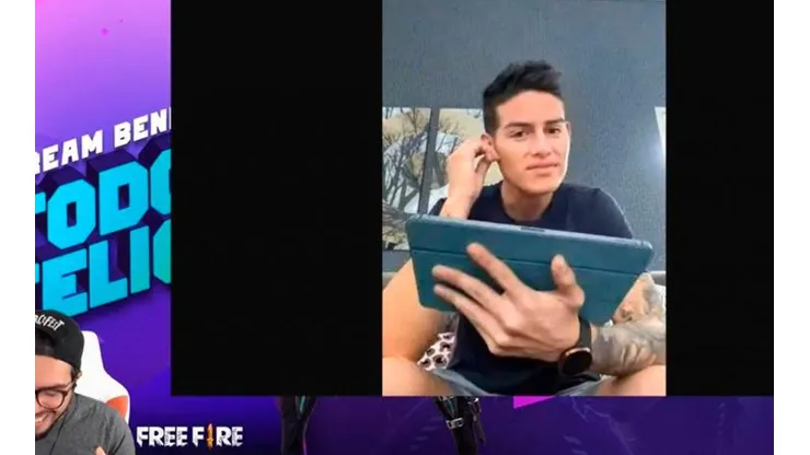 James la rompe en los videojuegos: ahora ganó en el Free Fire