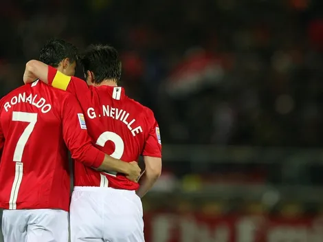 Gary Neville reveló a qué jugador histórico quiere superar Cristiano Ronaldo