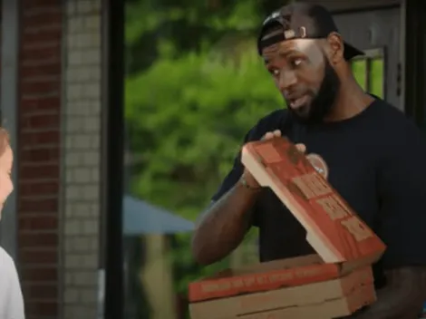 Video: el día que LeBron James ‘trabajó’ repartiendo pizzas