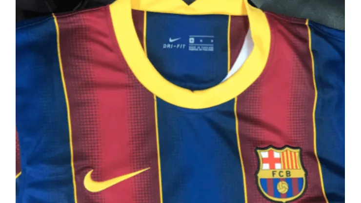 Foto de la camiseta de Barcelona.