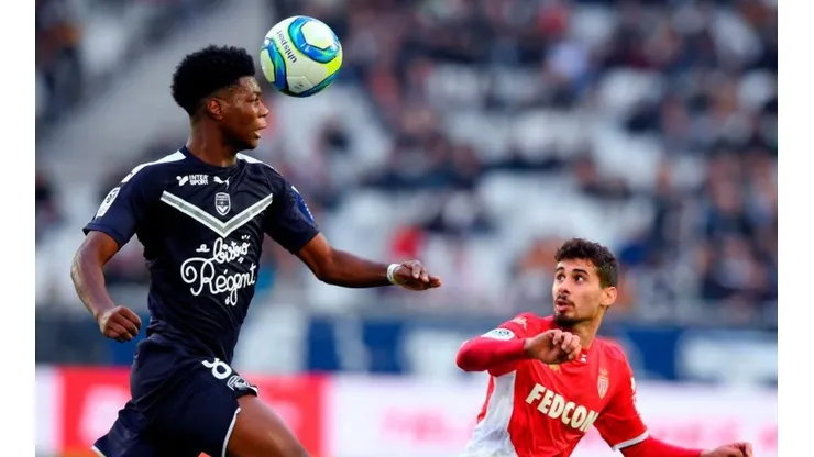 Aurélien Tchouaméni en Girondins de Burdeos.